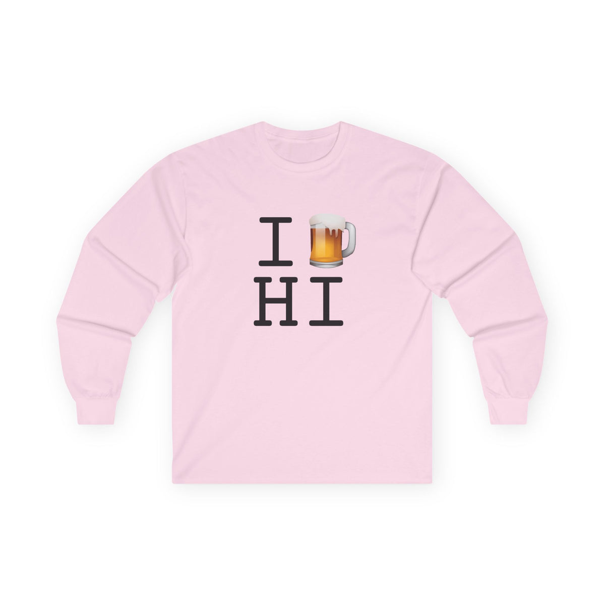 "I Beer Hawaii" Long Sleeve Shirt