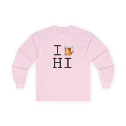 "I Beer Hawaii" Long Sleeve Shirt