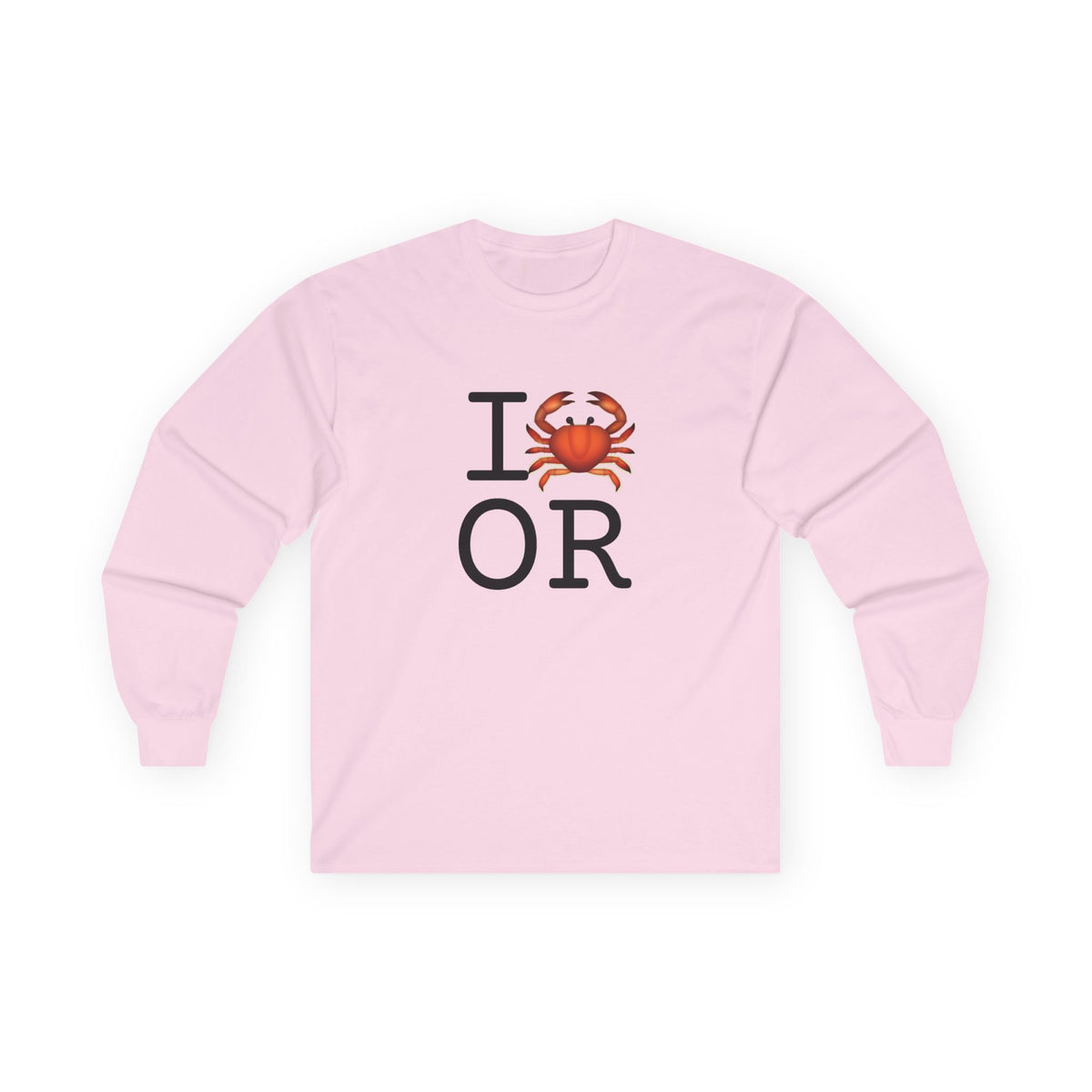 "I Crab Oregon" Long Sleeve Shirt