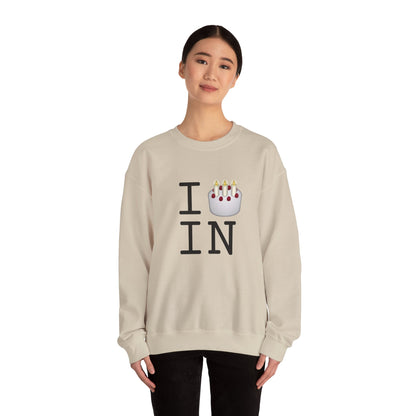 "I Birthday Cake Indiana" Sweatshirt