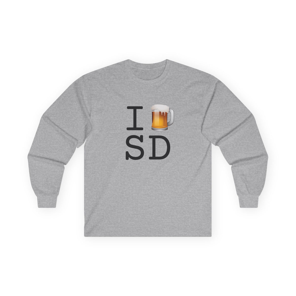 "I Beer South Dakota" Long Sleeve Shirt