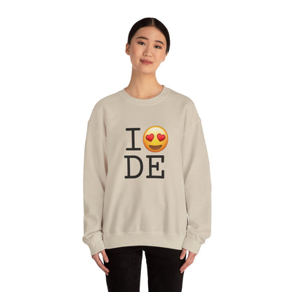 "I have Heart Eyes for Delaware" Sweatshirt