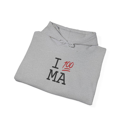 "I Keep it 100 in Massachusetts" Hoodie