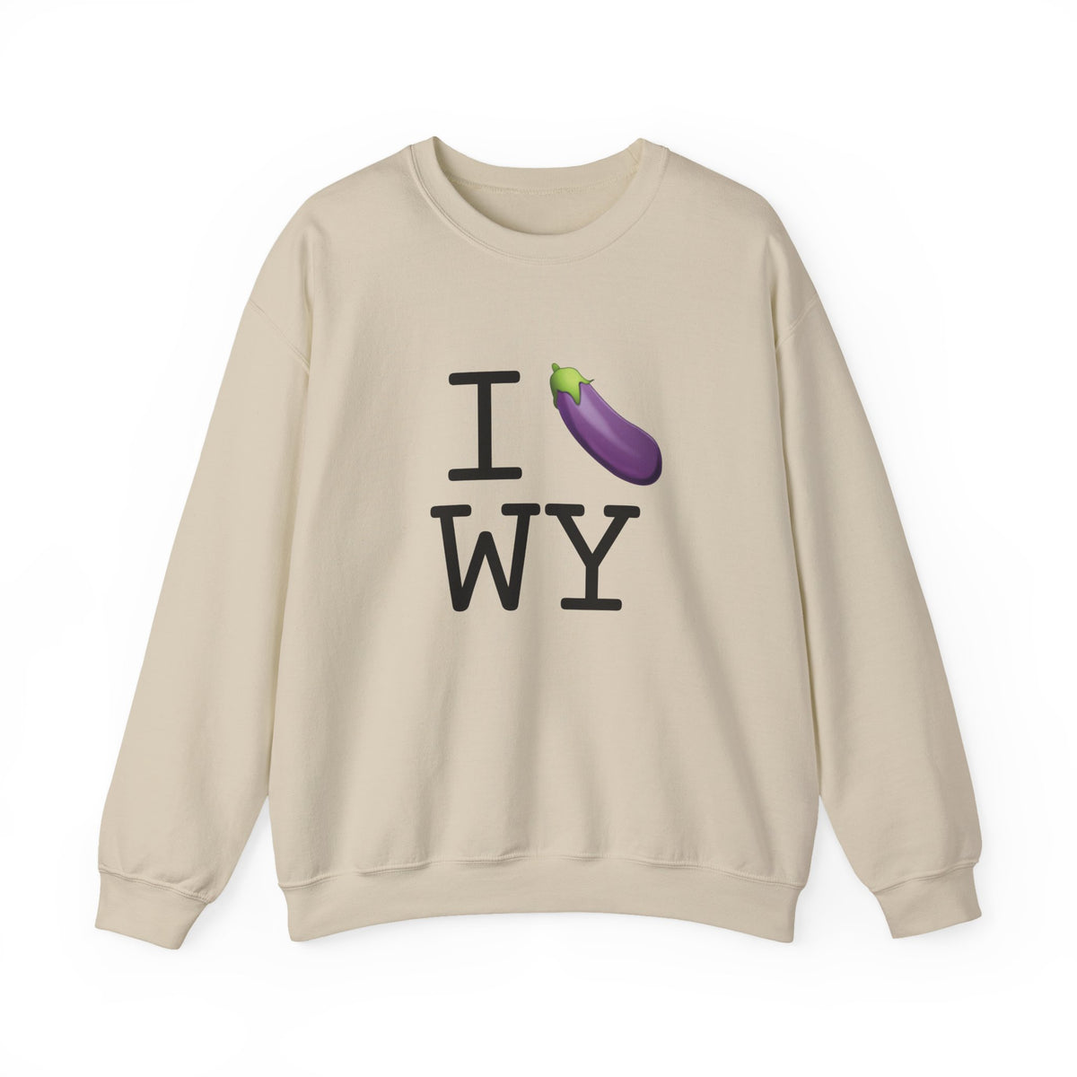 "I Eggplant Wyoming" Sweatshirt