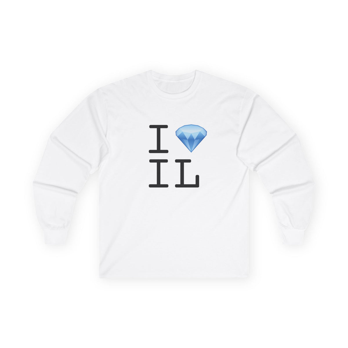 "I Diamond Illinois" Long Sleeve Shirt