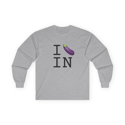 "I Eggplant Indiana" Long Sleeve Shirt