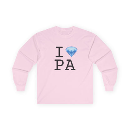 "I Diamond Pennsylvania" Long Sleeve Shirt