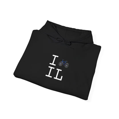 "I Bicycle Illinois" Hoodie
