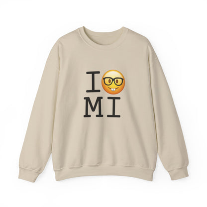 "I'm a Nerd about Michigan" Sweatshirt