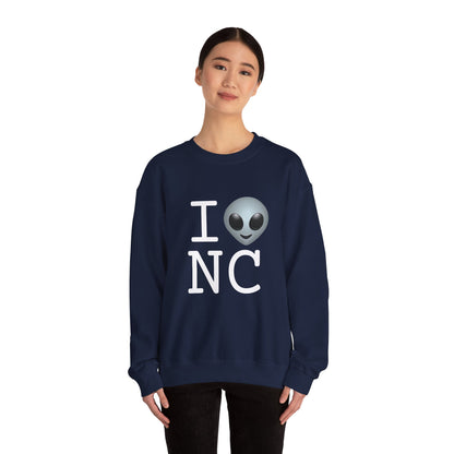 "I Feel Alien in North Carolina" Sweatshirt