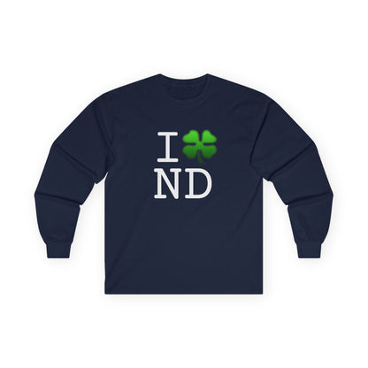 "I'm Lucky (Clover) in North Dakota" Long Sleeve Shirt