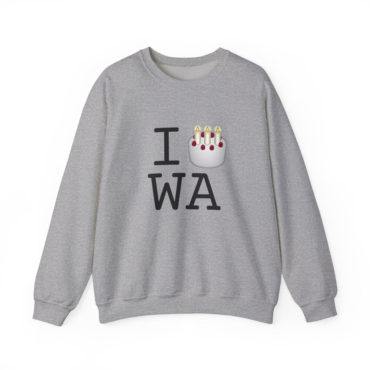 "I Birthday Cake Washington" Sweatshirt