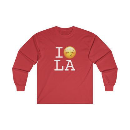 "I Kiss Louisiana" Long Sleeve Shirt