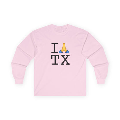 "I Pray for Texas" Long Sleeve Shirt