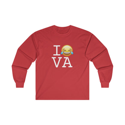 "I'm Laughing at Virginia" Long Sleeve Shirt