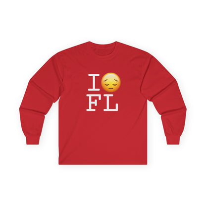 "I'm Depressed about Florida" Long Sleeve Shirt