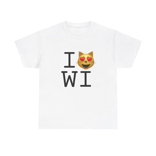 "I'm a Cat that Loves Wisconsin" Tee