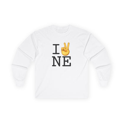 "I Show Peace to Nebraska" Long Sleeve Shirt