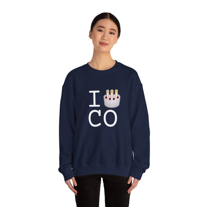 "I Birthday Cake Colorado" Sweatshirt