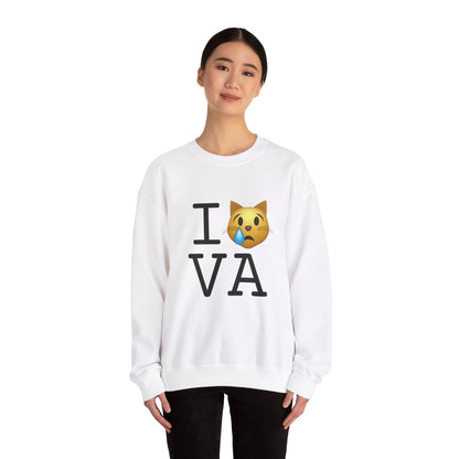 "I'm a Crying Cat about Virginia" Sweatshirt