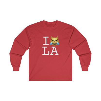 "I'm Laughing like a Cat at Louisiana" Long Sleeve Shirt