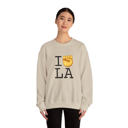 "I Raise my Fist with Louisiana" Sweatshirt