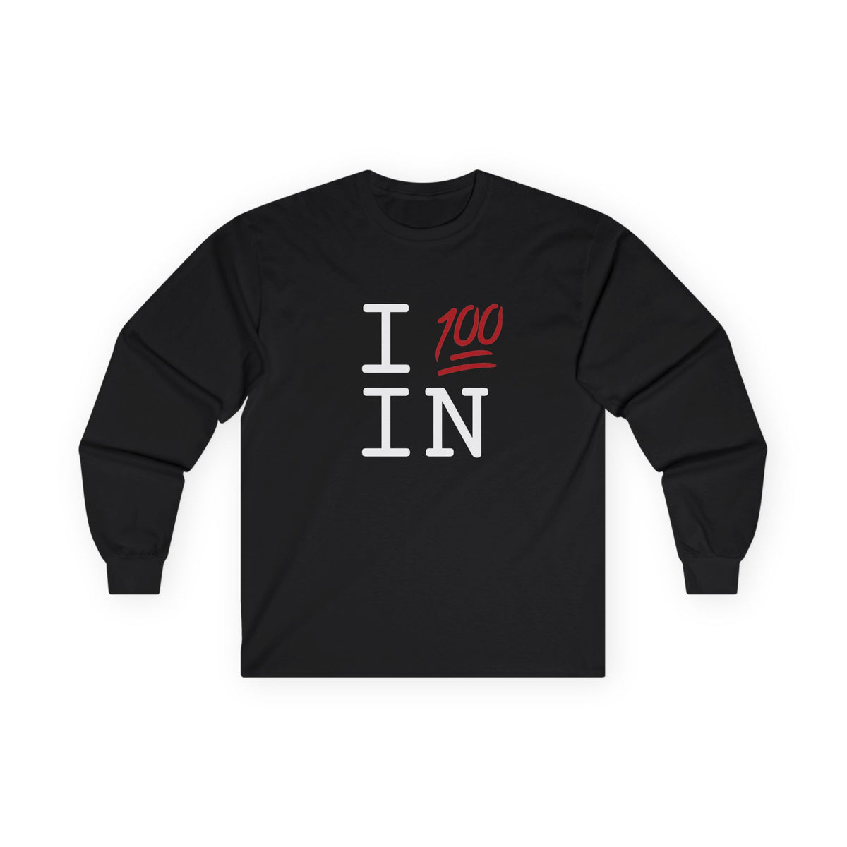 "I Keep it 100 in Indiana" Long Sleeve Shirt