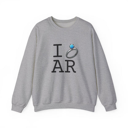 "I'm Married to (Diamond Ring) Arkansas" Sweatshirt