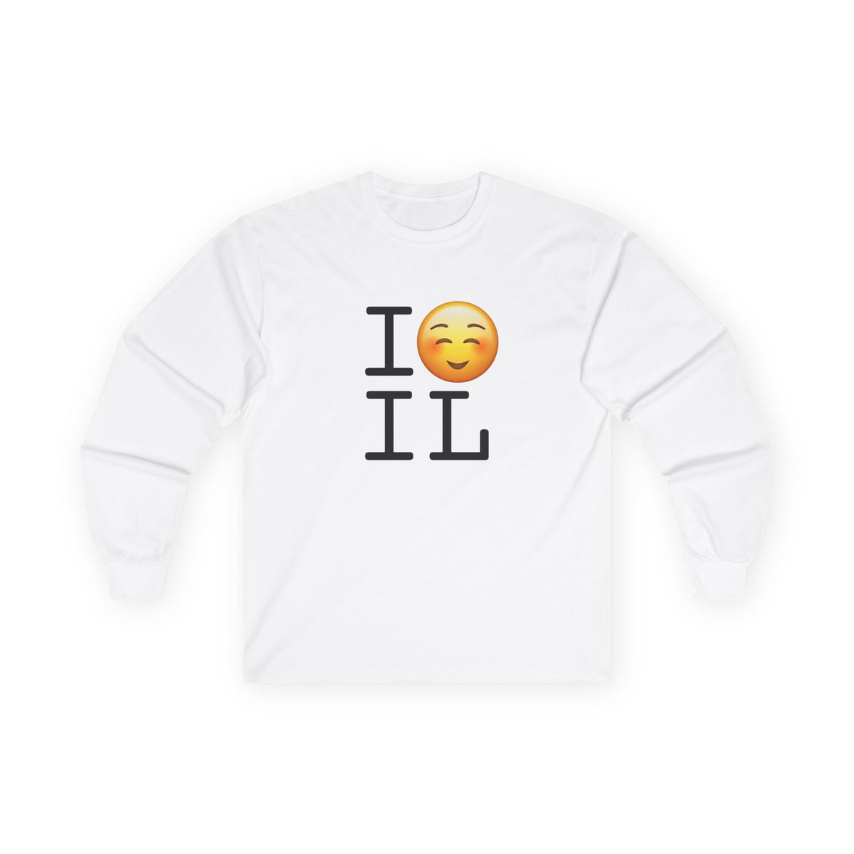 "I Blush at Illinois" Long Sleeve Shirt