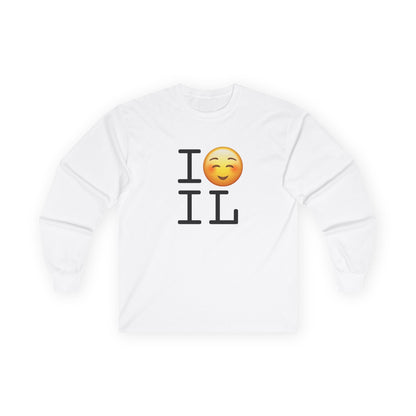 "I Blush at Illinois" Long Sleeve Shirt