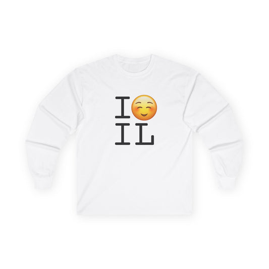 "I Blush at Illinois" Long Sleeve Shirt