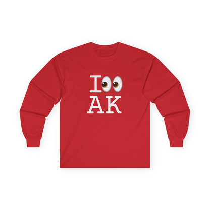 "I Look at Alaska" Long Sleeve Shirt