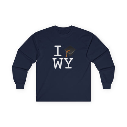 "I Graduate Wyoming" Long Sleeve Shirt