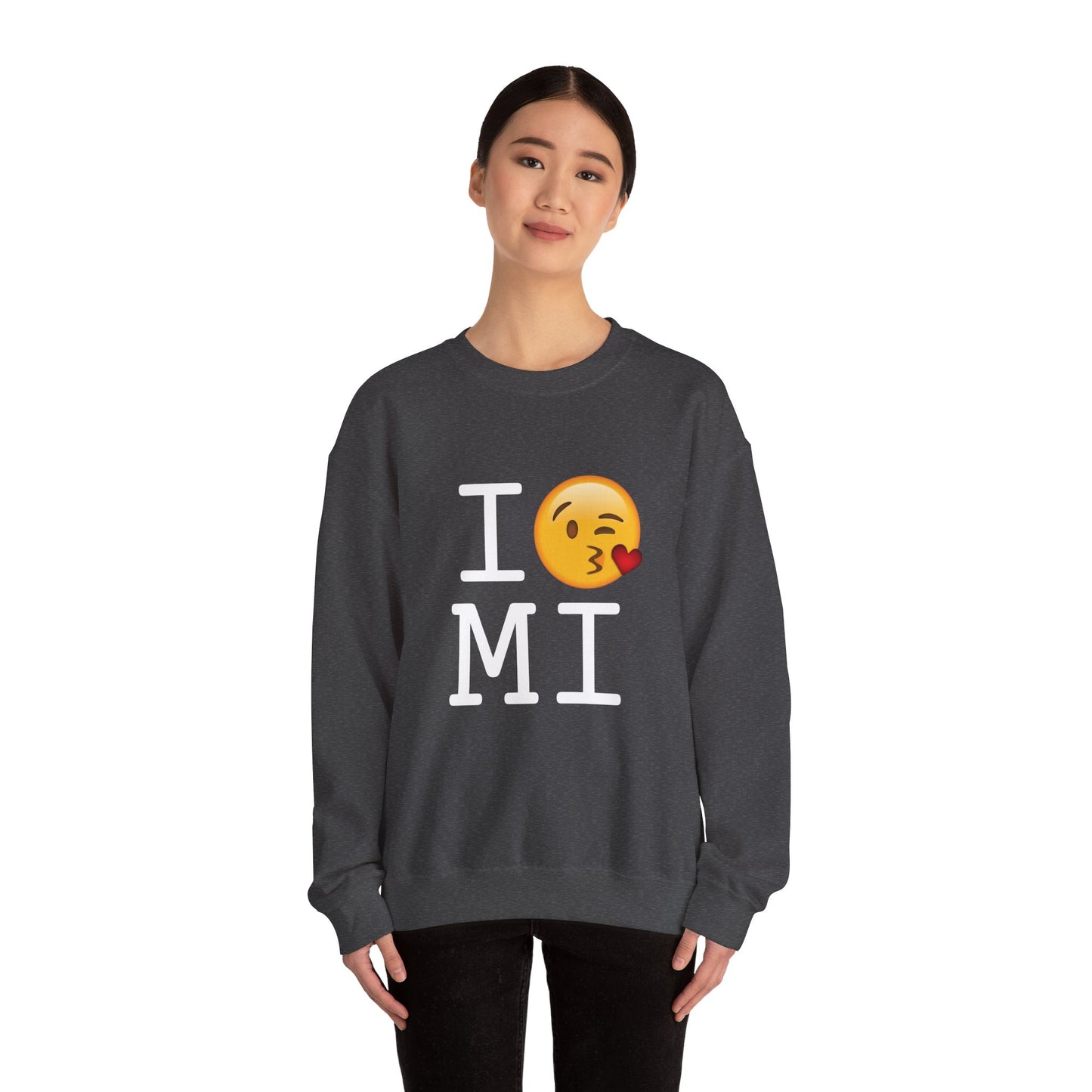 "I Blow a Kiss at Michigan" Sweatshirt