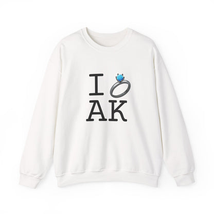 "I'm Married to (Diamond Ring) Alaska" Sweatshirt