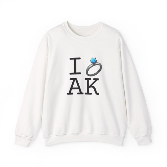 "I'm Married to (Diamond Ring) Alaska" Sweatshirt