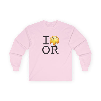 "I'm Furious about Oregon" Long Sleeve Shirt