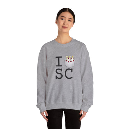 "I Birthday Cake South Carolina" Sweatshirt