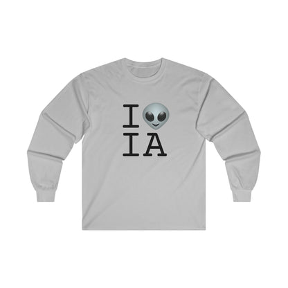 "I Feel Alien in Iowa" Long Sleeve Shirt
