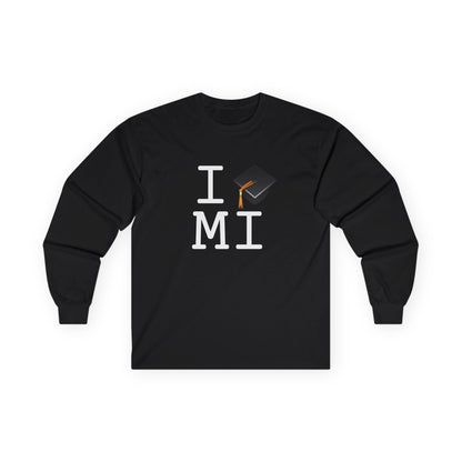 "I Graduate Michigan" Long Sleeve Shirt