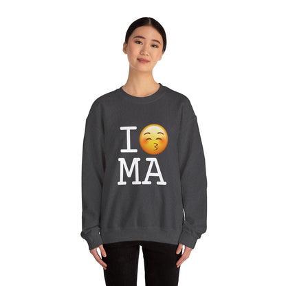 "I Kiss Massachusetts" Sweatshirt