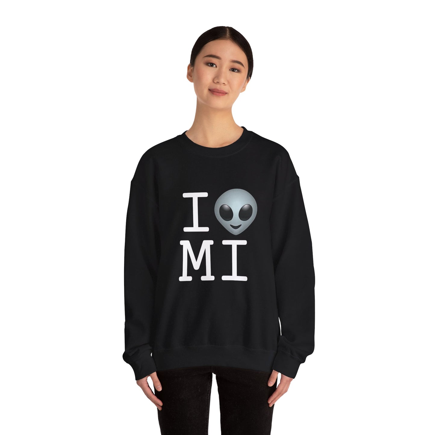 "I Feel Alien in Michigan" Sweatshirt