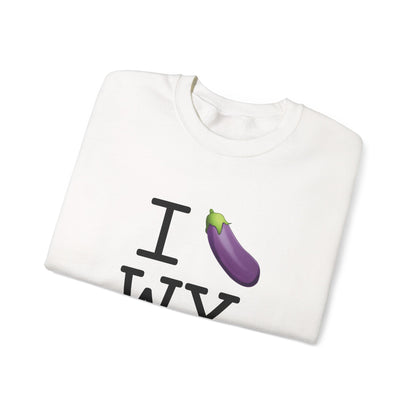 "I Eggplant Wyoming" Sweatshirt