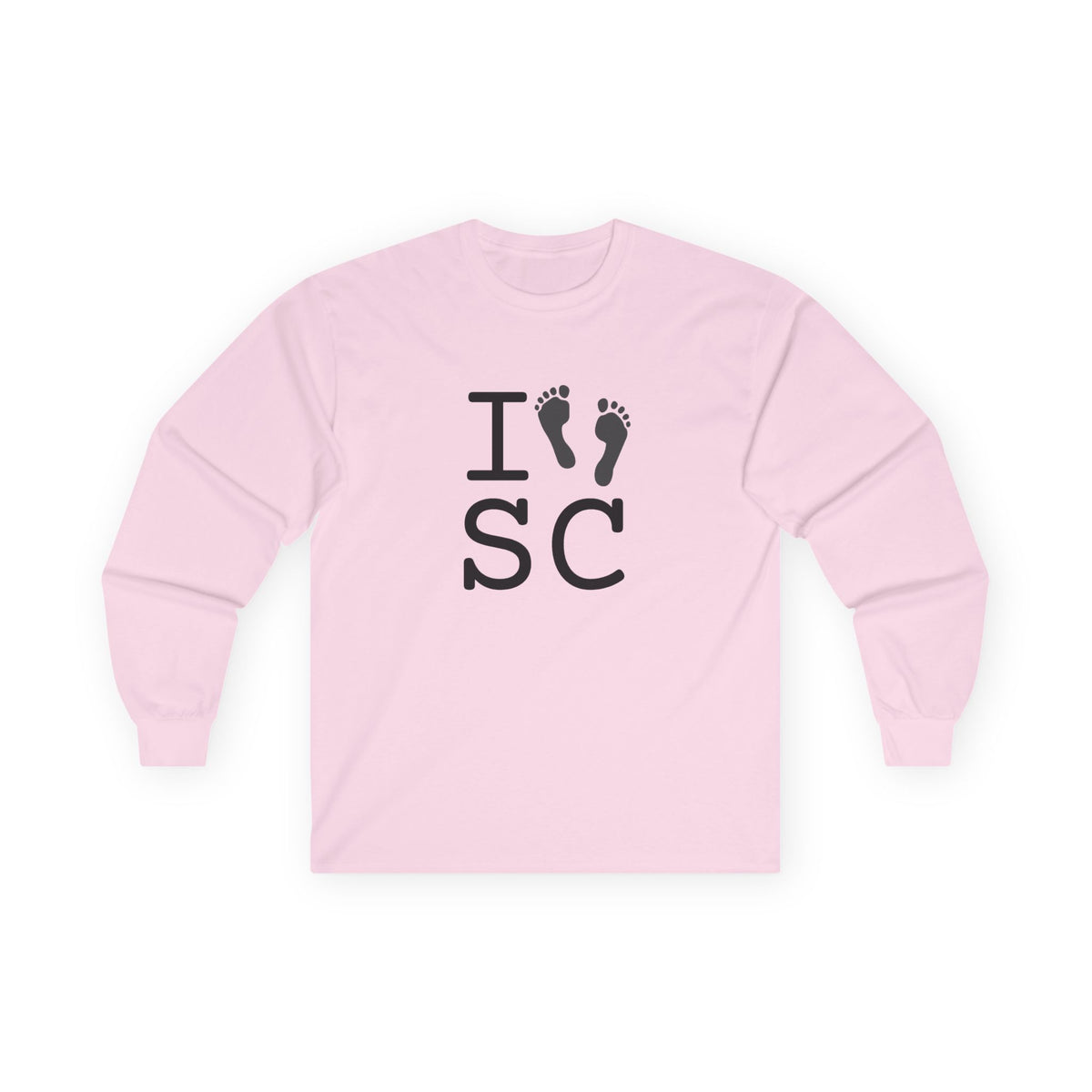 "I leave Footsteps in South Carolina" Long Sleeve Shirt