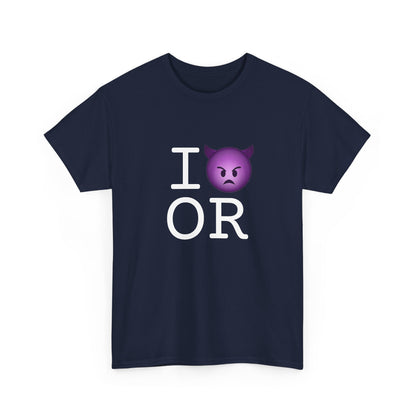 "I'm an Angry Devil about Oregon" Tee