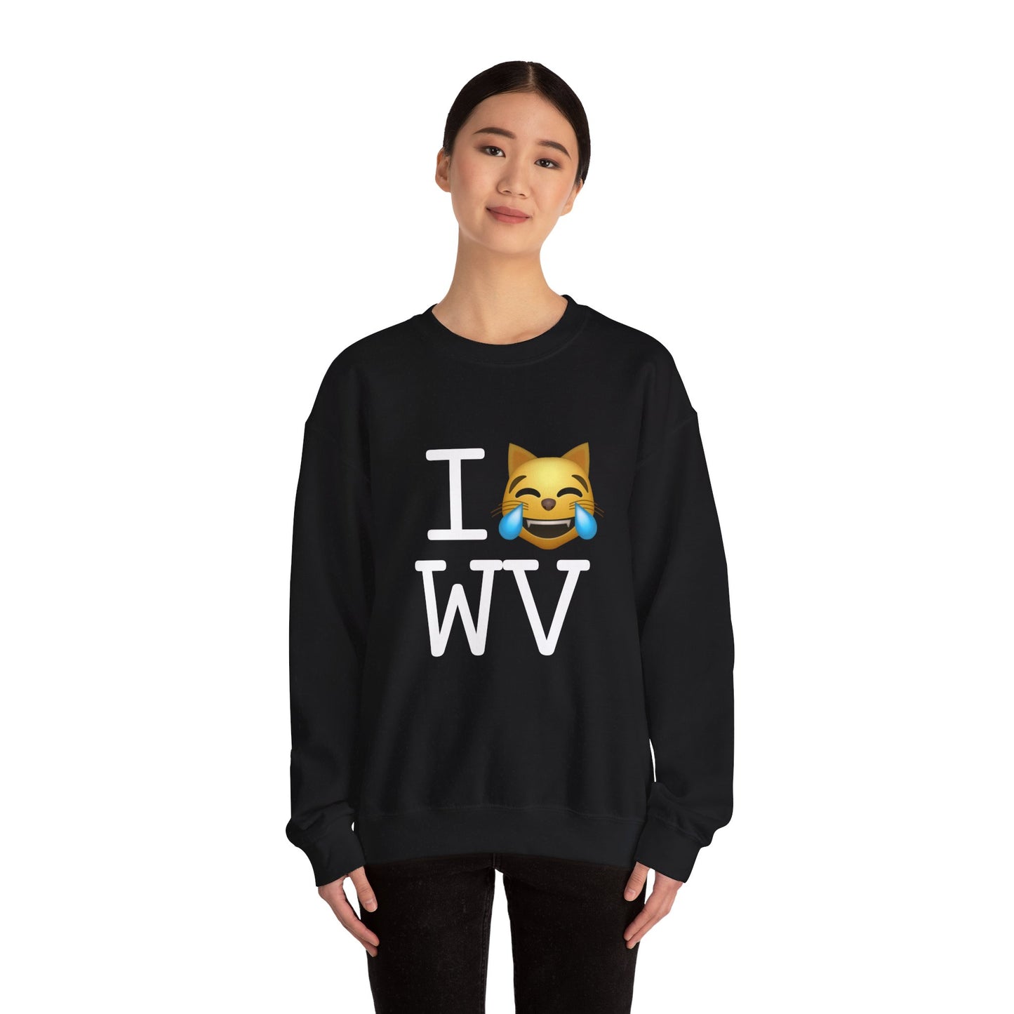 "I'm Laughing like a Cat at West Virginia" Sweatshirt