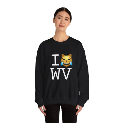 "I'm Laughing like a Cat at West Virginia" Sweatshirt