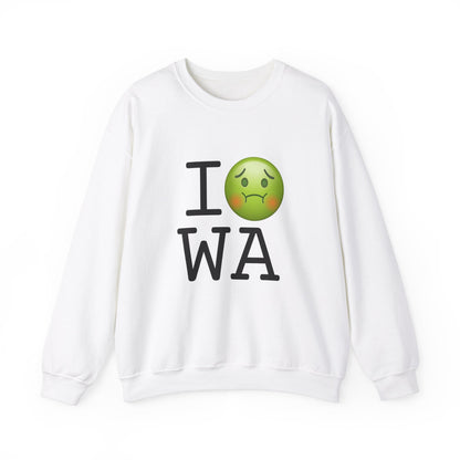 "I'm Nauseous about Washington" Sweatshirt
