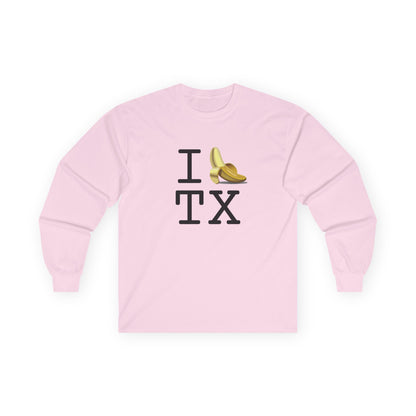 "I'm Bananas about Texas" Long Sleeve Shirt