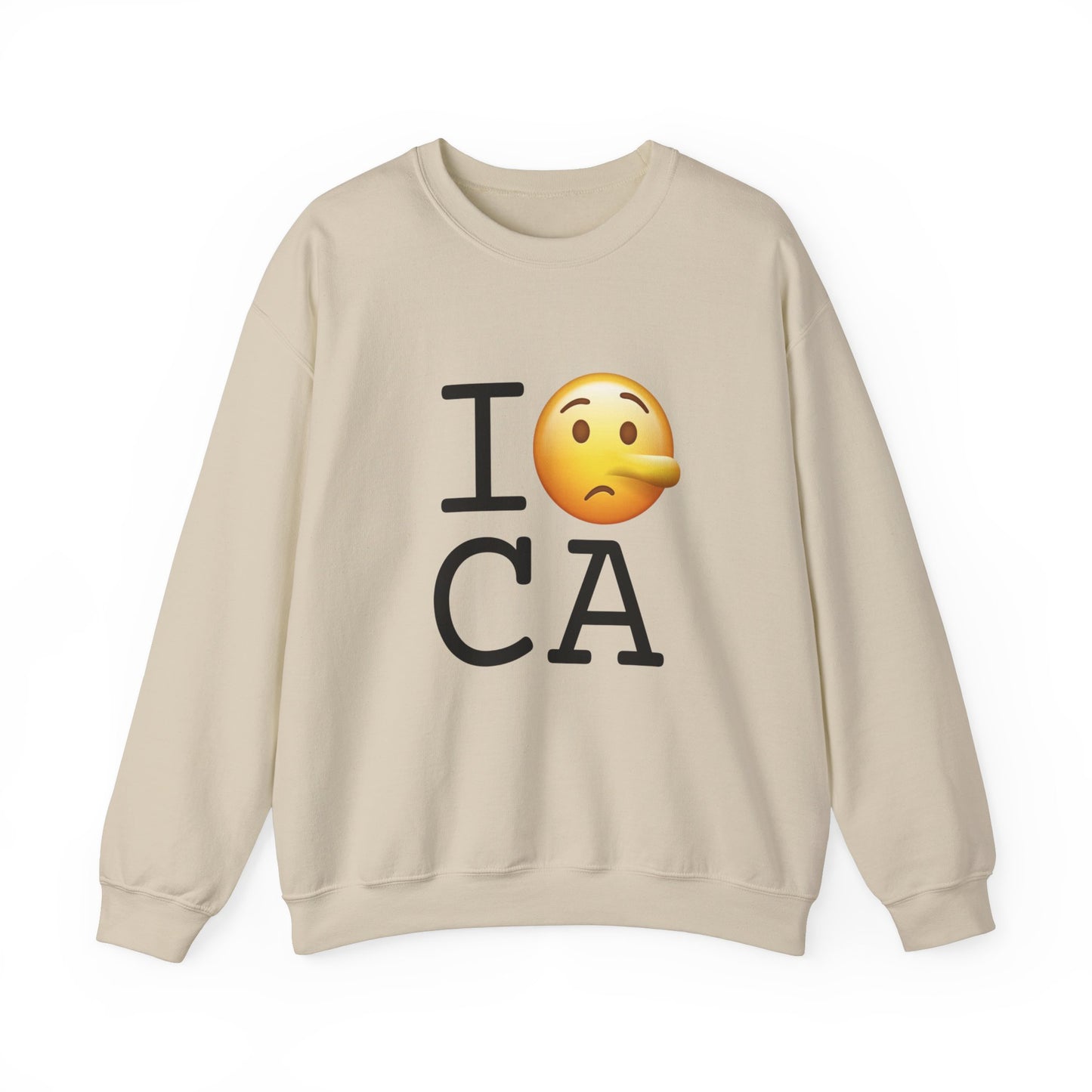 "I Lie about California" Sweatshirt